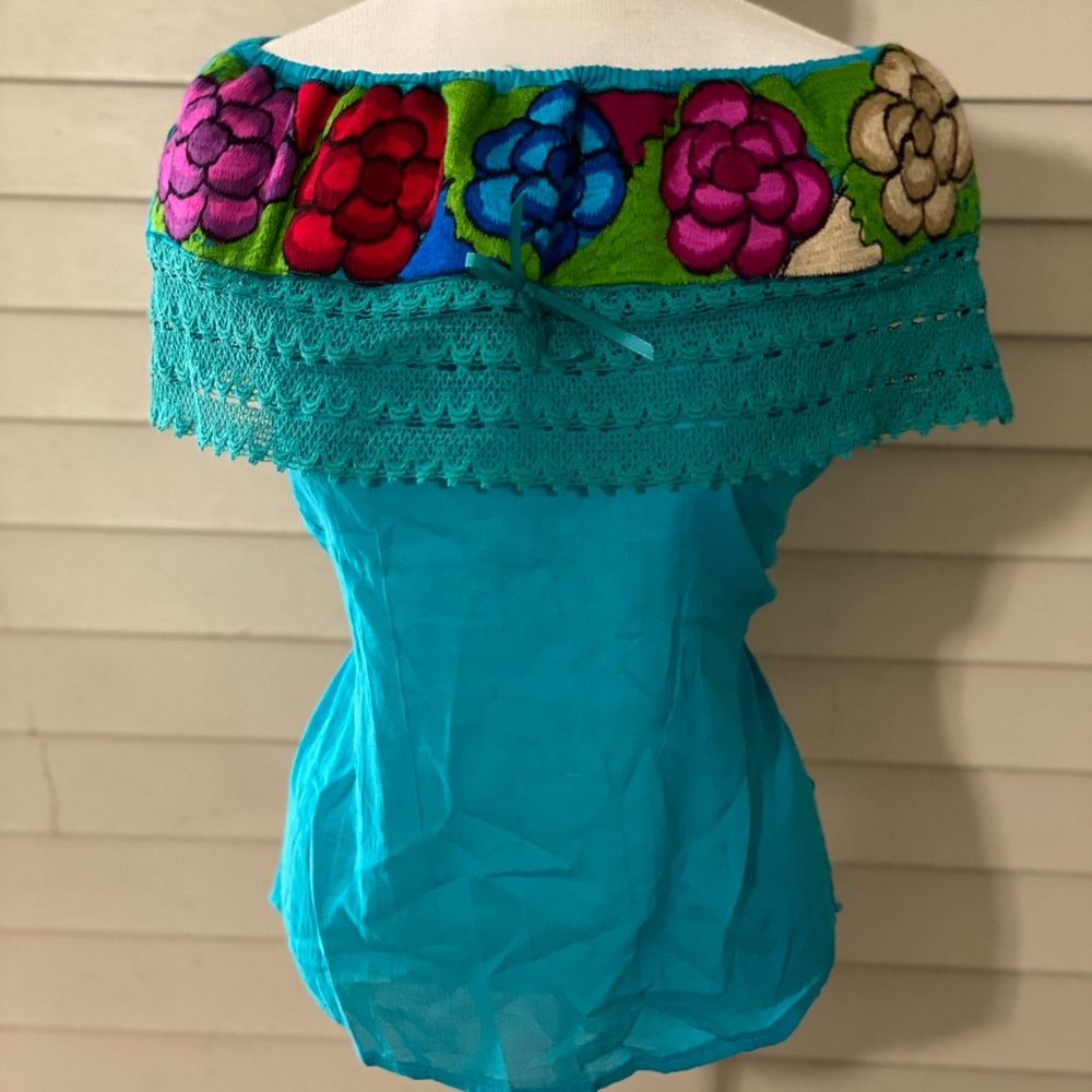 Embroidered Mexican shirt
